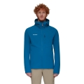 Mammut Ganzjahres-Softshelljacke Ultimate Comfort SO Hooded (winddicht) dunkelblau Herren